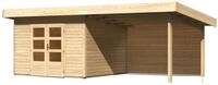 Karibu Gartenhaus Northeim 3 inkl. 300 cm Schleppdach und R&uuml;ckwand &ndash; 38...