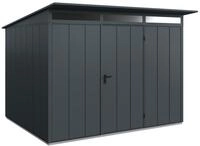 H&ouml;rmann Metall-Ger&auml;tehaus EcoStar Premiumline mit Pultdach B 302,8 x 238 cm (Typ