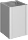Biohort Pflanzbeet Belvedere B 53 x T 53 cm (Gr. 50) 77 cm (MAXI) silber-metallic
