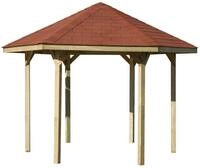 Weka Pavillon 656 - Sparset inkl. Schindeln 326 x 376 cm