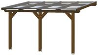 Skan Holz Terrassen&uuml;berdachung Bormio - Leimholz B 434 x T 350 cm (Gr&ouml;&szlig;e 3)