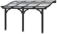 Skan Holz Terrassen&uuml;berdachung Venezia mit Mittelpfosten Breite 434 cm-434 x...