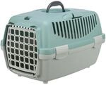TRIXIE Transportbox Capri 2, XS&ndash;S: 37 &times; 34 &times; 55 cm, hellgrau/salbei