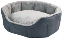 NOBBY Komfort Bett oval LICA Komfort Bett oval LICA grau 45 x 40 x 19 cm