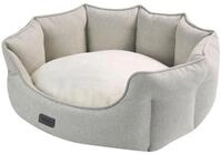NOBBY Komfort Bett oval VALEA Komfort Bett oval VALEA beige 86 x 70 x 24 cm
