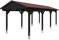 Skan Holz Fichtelberg - Satteldach Einzelcarport Breite 317 cm Gr. 2 - 317 x...