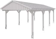 Skan Holz Fichtelberg - Satteldach Einzelcarport Breite 423 cm Gr. 2 - 423 x...