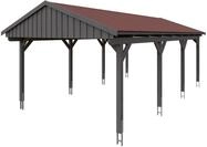 Skan Holz Fichtelberg - Satteldach Einzelcarport Breite 423 cm Gr. 2 - 423 x...