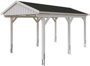 Skan Holz Fichtelberg - Satteldach Einzelcarport Breite 317 cm Gr. 1 - 317 x...