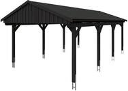 Skan Holz Fichtelberg - Satteldach Einzelcarport Breite 423 cm Gr. 2 - 423 x 808 cm