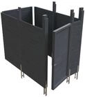 Skan Holz Abstellraum C7 f&uuml;r Carports - Profilschalung schiefergrau