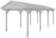 Skan Holz Fichtelberg - Satteldach Einzelcarport Breite 317 cm Gr. 2 - 317 x...