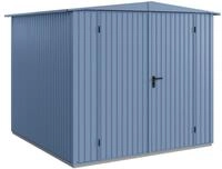 H&ouml;rmann Metall-Ger&auml;tehaus EcoStar Premiumline mit Satteldach B 238 x T 238 cm...