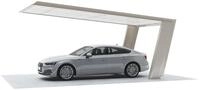 Ximax Carport Miro 7 (vormals My-Port 7) Typ 60 587 x 269 cm Edelstahl-Look