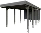 Skan Holz Carport Friesland Hybrid Set 12 314x708 cm inkl. Abstellraum Gr. 2 -...