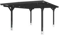 Skan Holz Carport Odenwald 428x648 cm anthrazit Holzcarport