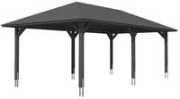 Skan Holz Carport Taunus 439 x 786 cm-anthrazit Holzcarport