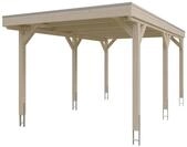 Skan Holz Grunewald - Flachdach Carport aus Leimholz Breite 321 cm Gr. 1 - 321...