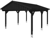 Skan Holz Fichtelberg - Satteldach Einzelcarport Breite 423 cm Gr. 1 - 423 x...