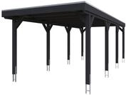 Skan Holz Grunewald - Flachdach Carport aus Leimholz Breite 321 cm Gr. 2 - 321...
