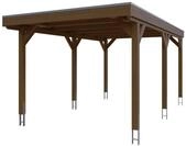 Skan Holz Grunewald - Flachdach Carport aus Leimholz Breite 321 cm Gr. 1 - 321 x 554