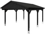 Skan Holz Fichtelberg - Satteldach Einzelcarport Breite 423 cm Gr. 1 - 423 x 566 cm