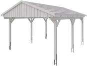 Skan Holz Fichtelberg - Satteldach Einzelcarport Breite 423 cm Gr. 1 - 423 x...
