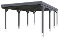 Skan Holz Grunewald - Flachdach Carport aus Leimholz Breite 427 cm Gr. 2 - 427...