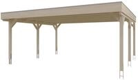 Skan Holz Grunewald - Flachdach Carport aus Leimholz Breite 622 cm Gr. 1 - 622...
