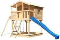 Akubi Kinderspielhaus Kinderspielger&auml;t Benjamin inkl. Wellenrutsche und