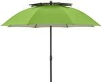doppler Strandschirm WINDPROFI 200 Manual, Aluminium Anthrazit / 100 % Polyester 80