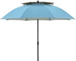 doppler Strandschirm WINDPROFI 200 Manual, Aluminium Anthrazit / 100 % Polyester 80