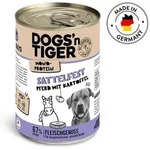 Dogs'n Tiger Hund 12 x 400g Dose Sattelfest Sparpaket