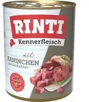RINTI Kennerfleisch 400g Dose Hundenassfutter 12 x 400 Gramm Kaninchen
