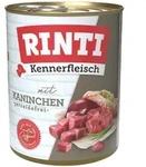 RINTI Kennerfleisch 800g Dose Hundenassfutter 12 x 800 Gramm Kaninchen