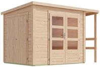 Karibu Multifunktionshaus Pultdach-Gartenhaus inkl. Schleppdach und...