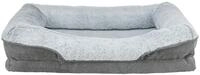 TRIXIE Vital Bett Lino Soft, eckig, 70 &times; 55 cm, grau/hellgrau