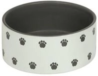 Nobby Keramiknapf Pata creme/grau Hundenapf 18 x 7 Centimeter