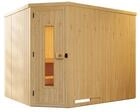 Weka Elementsauna Varberg 4 Familiensauna - 68 mm Massivholzt&uuml;r u. Glaseinsatz...