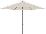 doppler Mittelmastschirm myZONE 300 Push up, Aluminium Anthrazit / 100 % Polyester