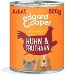 Edgard & Cooper 800g Dose Hundenassfutter Truthahn Apfel 12x 800 Gramm