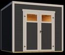 Weka Design-Gartenhaus Batu - 28 mm - Modern Storage 250 x 250 cm (Batu 2)...
