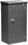 Biohort Terrassenschrank Julia B 77 x T 57 x H 140 cm (Gr&ouml;&szlig;e M) dunkelgrau-metallic