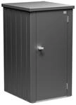 Biohort Terrassenschrank Julia B 77 x T 87 x H 140 cm (Gr&ouml;&szlig;e L) dunkelgrau-metallic