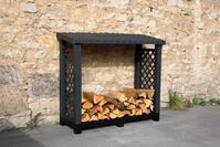 KHW Kaminholzregal anthrazit