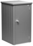 Biohort Terrassenschrank Julia B 77 x T 87 x H 140 cm (Gr&ouml;&szlig;e L) quarzgrau-metallic