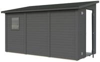 Palmako Ger&auml;tehaus Mia 5,4 m&sup2; - 16 mm dunkelgrau lackiert