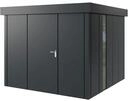 H&ouml;rmann Metall-Ger&auml;tehaus Juno JFD mit Flachdach B 262 x T 262 cm (JFD 10) mit