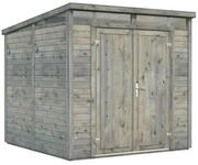 Palmako Ger&auml;tehaus Elias 4,9 m&sup2; - 16 mm grau tauchgrundiert