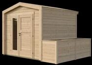 Weka Mehrzweck-Gartenhaus Killarney - 19/28 mm 250 x 250 cm - 28 mm (Gr. 2)...